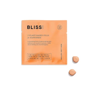 1906 Bliss 1:1 THC:CBD 2pk Tablets Pouch 10mg THC/10mg CBD